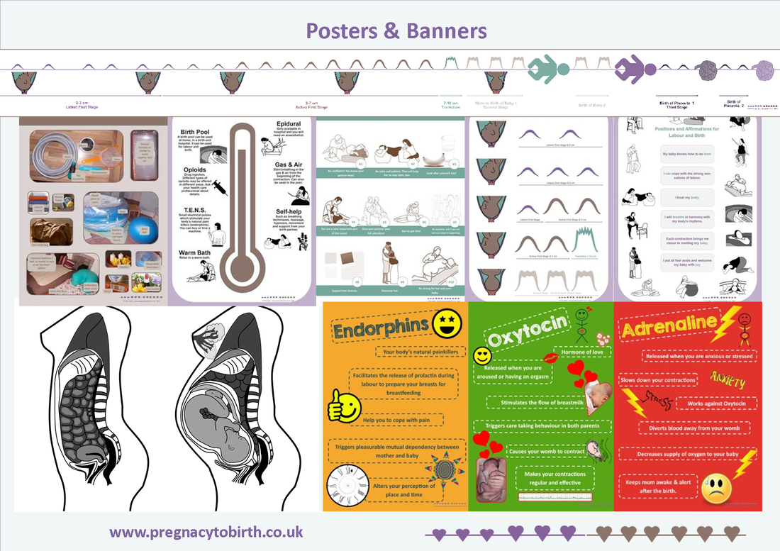 Materials for childbirth education - posters